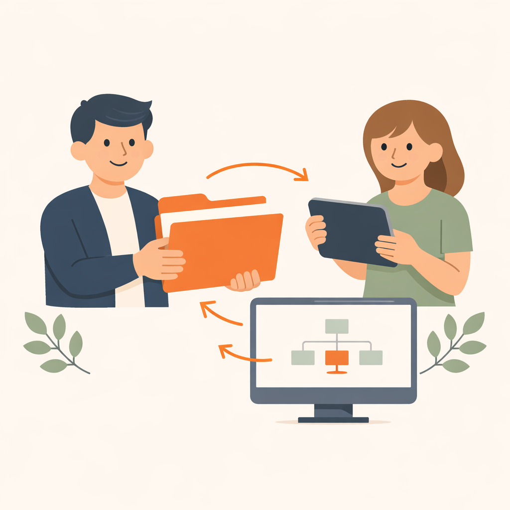 GEDCOM import and export